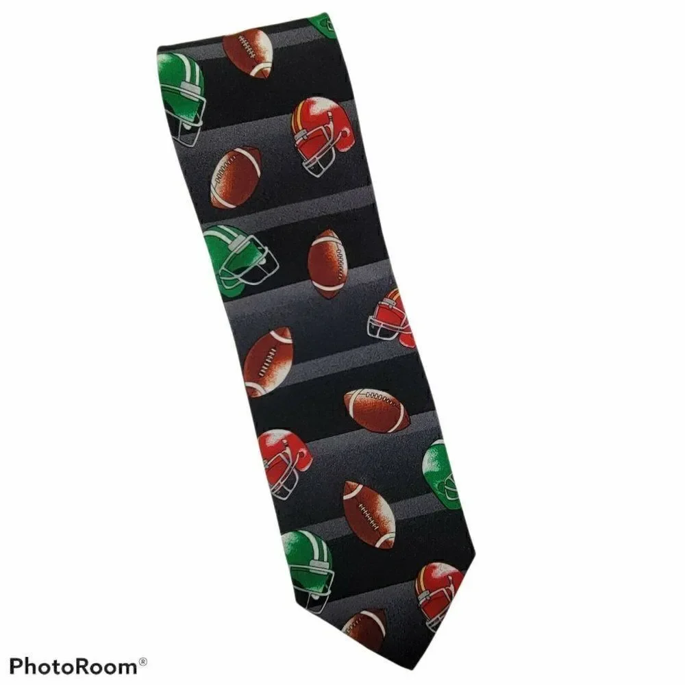 Keith Daniels Football Tie Mens Necktie Helmet 57